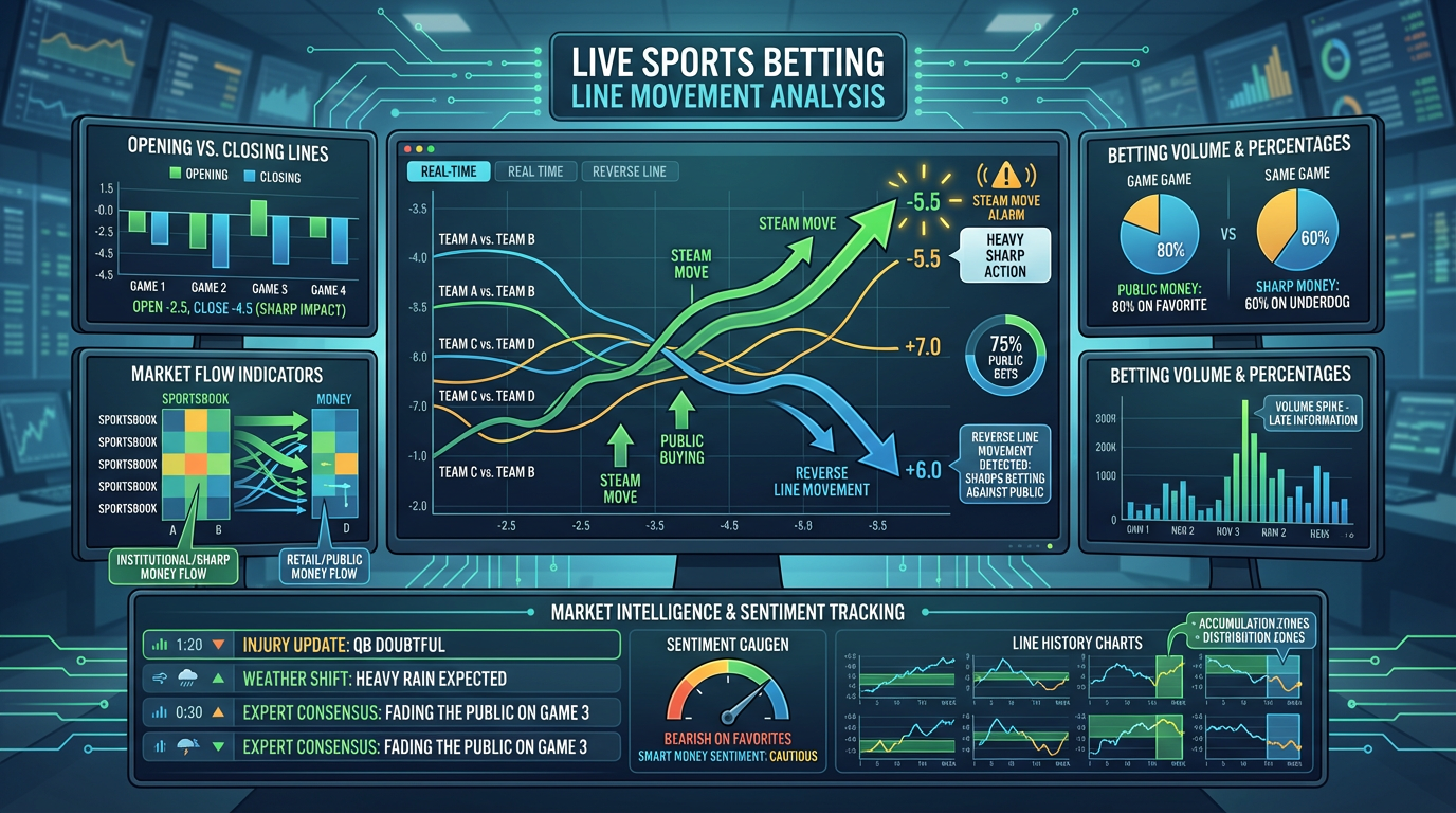 Line Movement Significance in Sports Betting Analysis